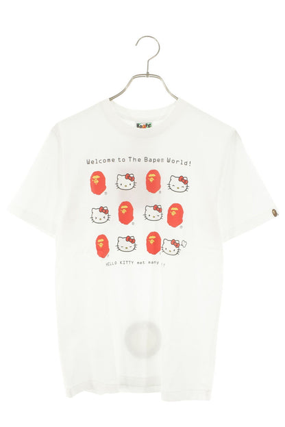 Bape Print T-Shirt White Size XS