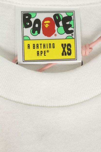 Bape Print T-Shirt White Size XS