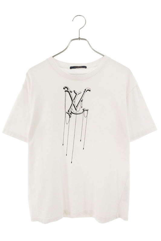 Louis Vuitton LV embroidery T-Shirt White Size M