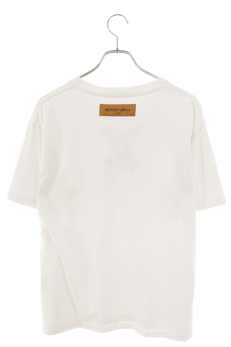 Louis Vuitton LV embroidery T-Shirt White Size M