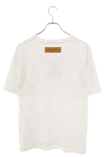 Louis Vuitton LV embroidery T-Shirt White Size M