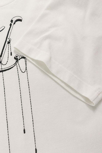 Louis Vuitton LV embroidery T-Shirt White Size M