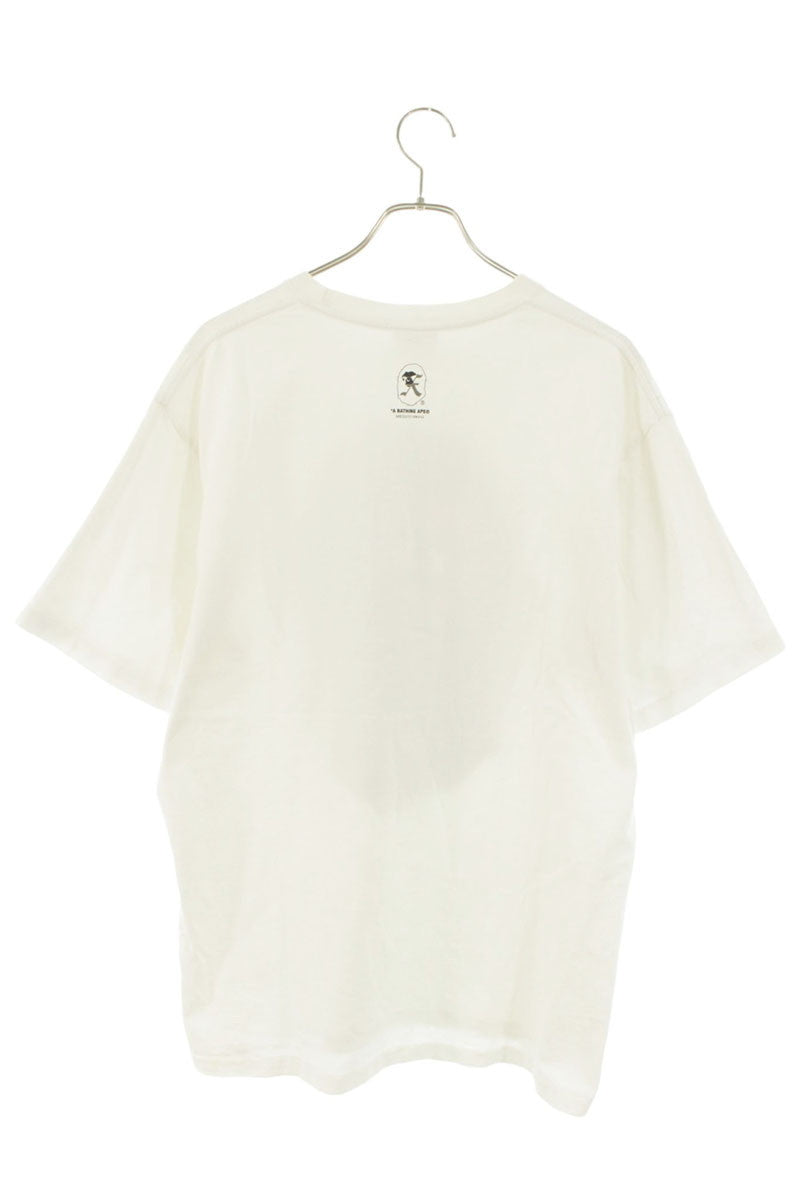 Bape x GOD SELECTION XXX Logo Print T-Shirt White Size XL