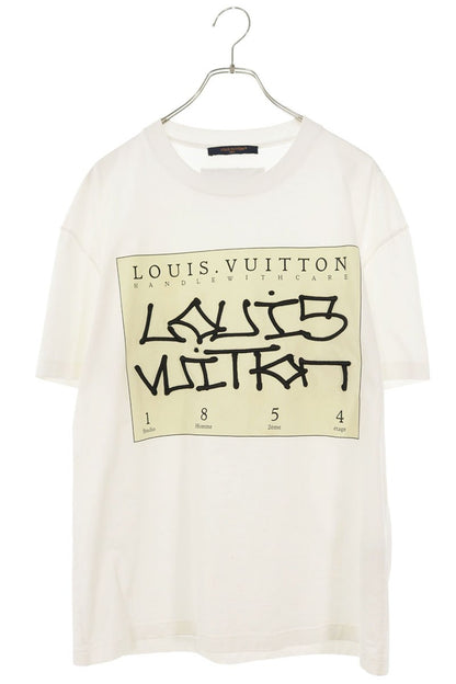 LOUISVUITTON Inside Out Graffiti Logo Tee White Size M