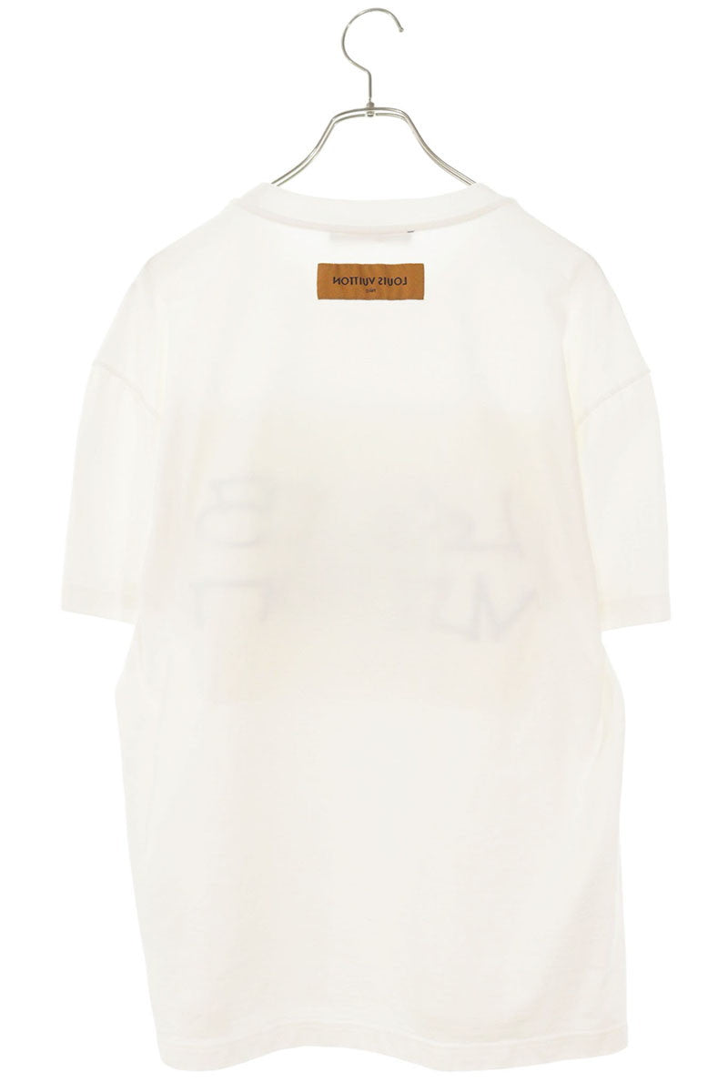 LOUISVUITTON Inside Out Graffiti Logo Tee White Size M