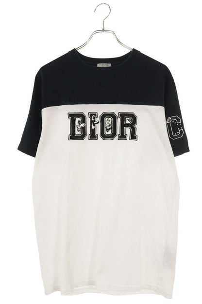 DIOR 193J646A0554 Logo Patch T-Shirt Multi Size M