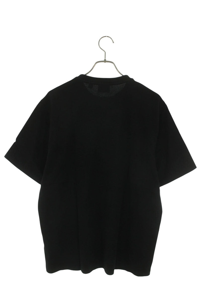 Burberry Logo Print Cotton T-Shirt Black Size M