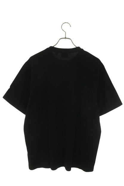 Burberry Logo Print Cotton T-Shirt Black Size M