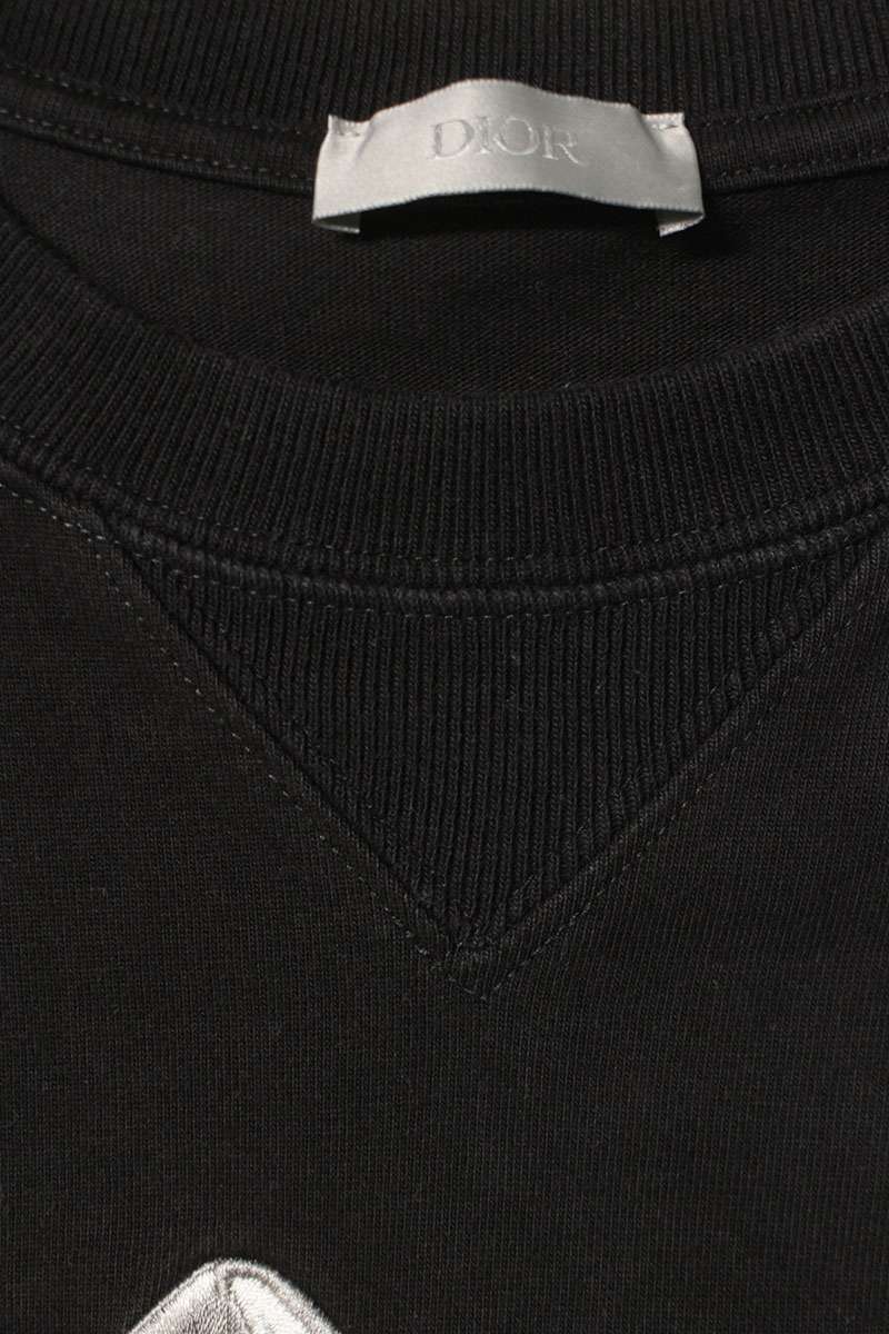 Dior HOMME DIOR AND JUDY BLAME Embroidered T-Shirt Size M