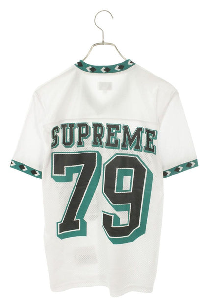 Supreme 13SS Diamond Rib Football top T-Shirt White x Green Size S