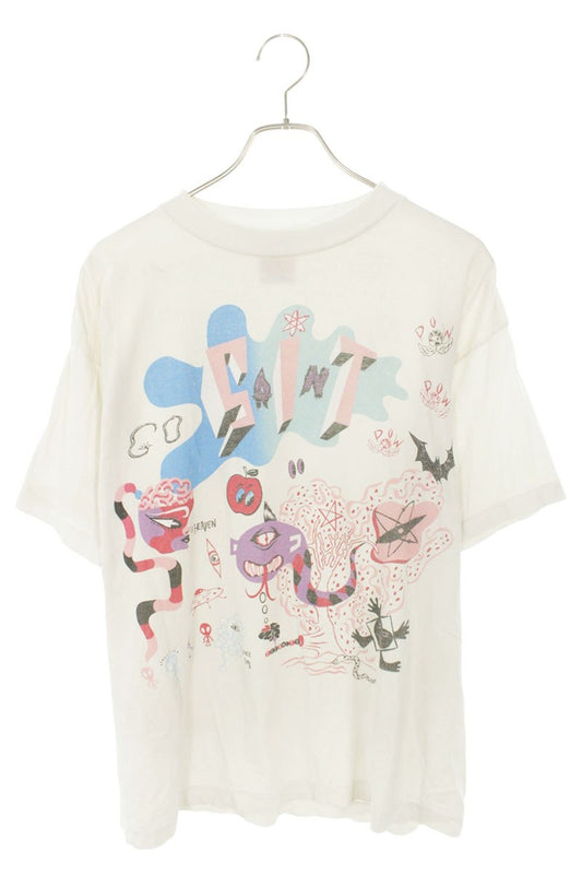 Saint Michael 25SS FREAKS Print T-Shirt Size L