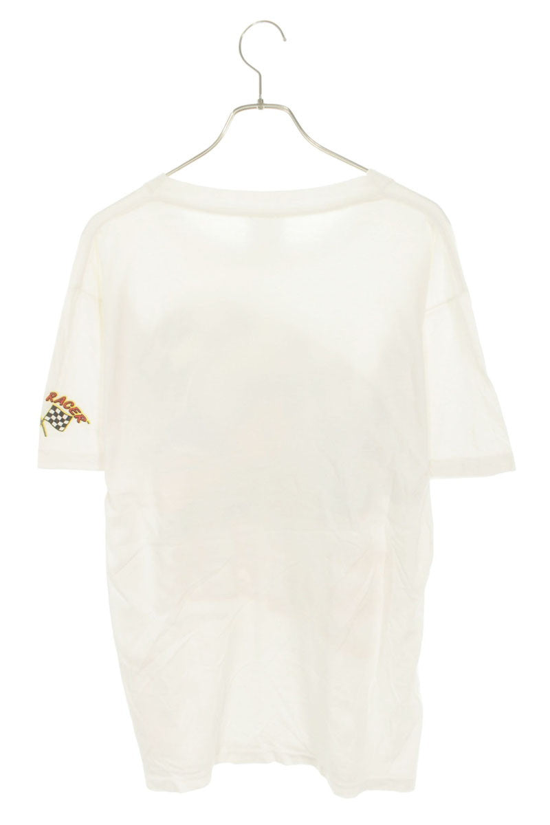 VINTAGE 90s Speed Racer Anime Print T-Shirt White Size L