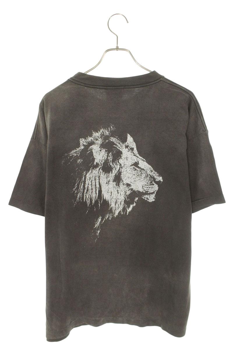 Saint Michael Print T-Shirt Black Size XL