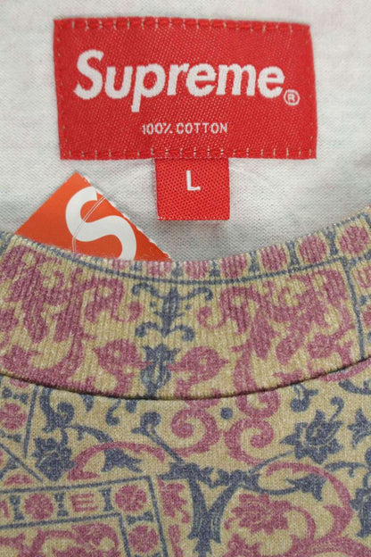 Supreme 21AW Small Box Tee T-Shirt Beige Size L