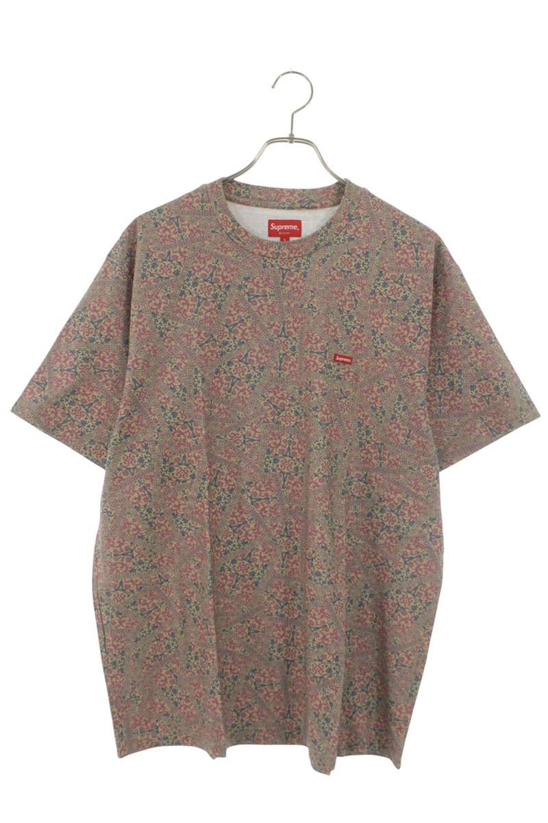 Supreme 21AW Small Box Tee T-Shirt Beige Size L