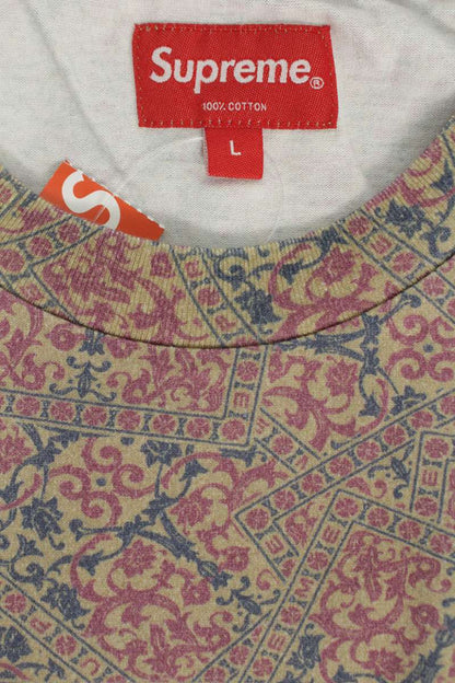Supreme 21AW Small Box Tee T-Shirt Beige Size L
