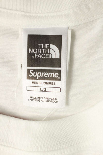 Supreme x The North Face 18AW Expedition S S Tee T-Shirt White Size L