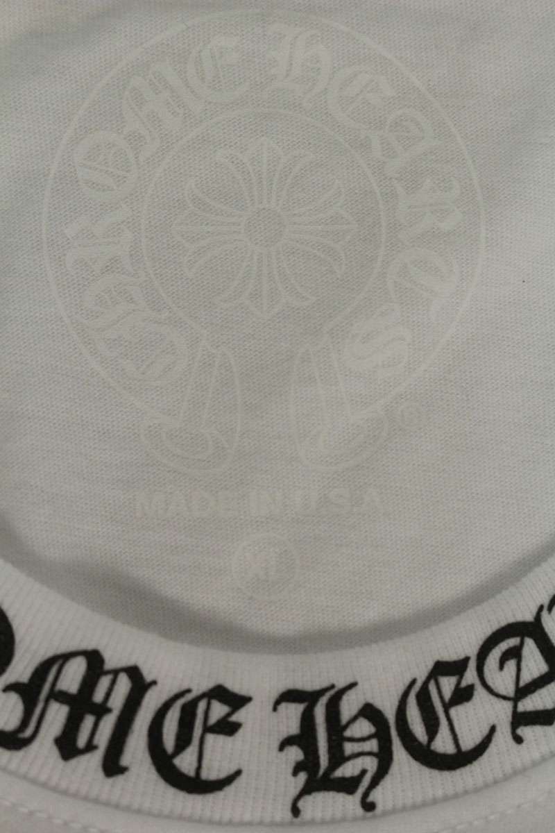 Chrome Hearts Logo Print T-Shirt White Size XL