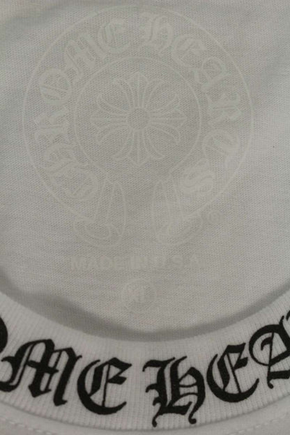 Chrome Hearts Logo Print T-Shirt White Size XL