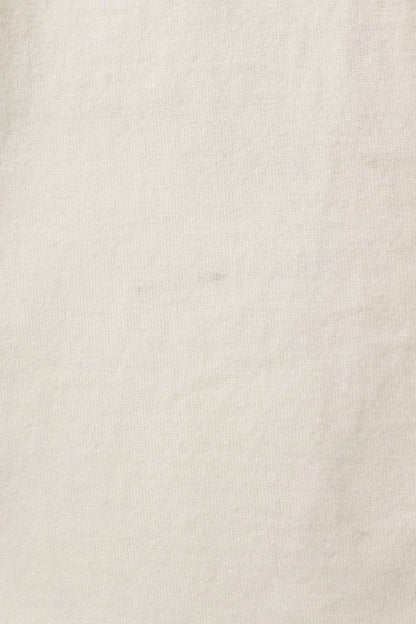 CELINE White Gothic Logo Print Cotton T-Shirt Size S
