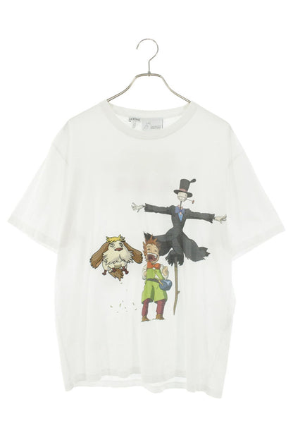 LOEWE Character Print Cotton T-Shirt White Size M