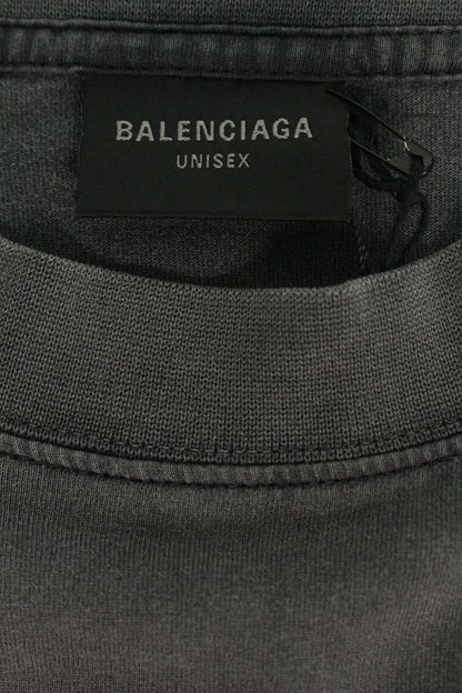 Balenciaga Vintage Print T-Shirt Black Size 1