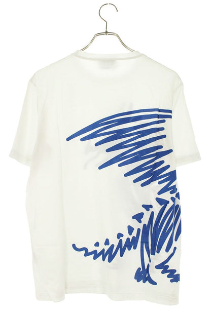 HERMES Dragon Print Cotton T-Shirt Multi Size M