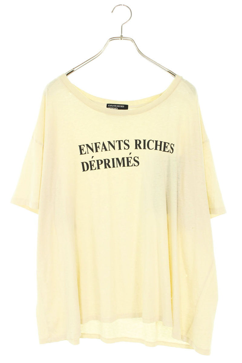 ENFANTS RICHES DEPRIMES Classic Logo Distressed Tee Size XXL