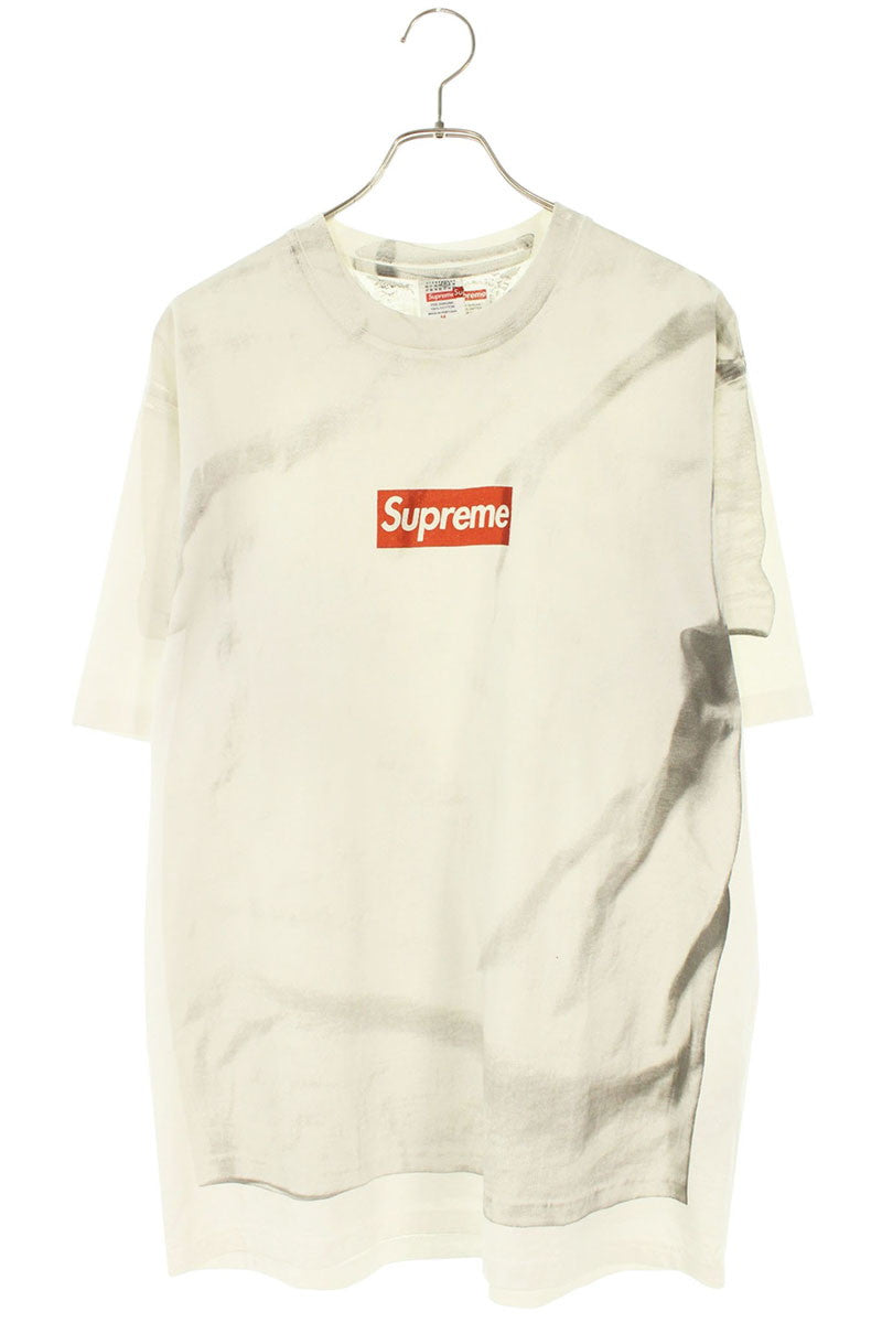 Supreme Box Logo Tee Print T-Shirt White Size M