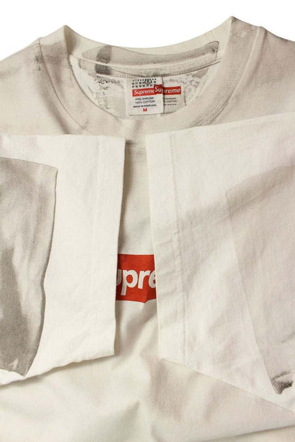 Supreme Box Logo Tee Print T-Shirt White Size M