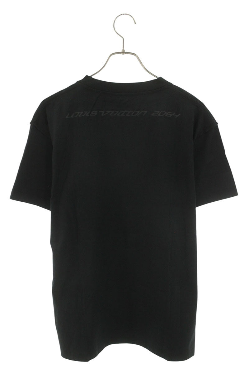 Louis Vuitton Logo Print T-Shirt Black Size L