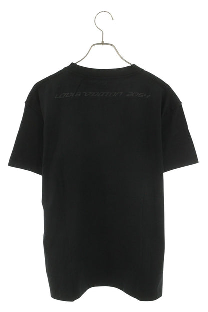 Louis Vuitton Logo Print T-Shirt Black Size L