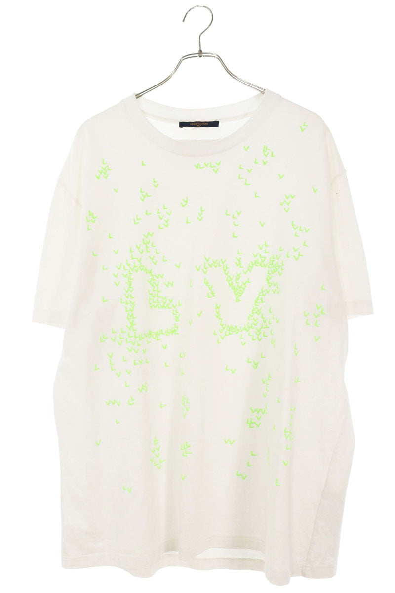 LOUISVUITTON LV Spread Embroidered Tee White Size 4L