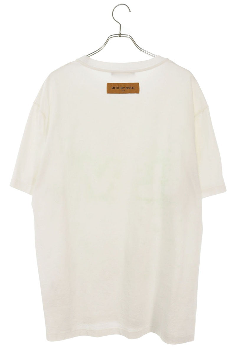LOUISVUITTON LV Spread Embroidered Tee White Size 4L