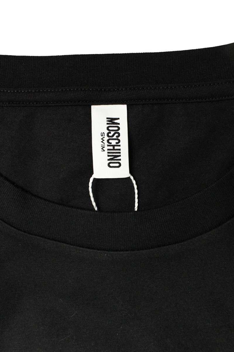 MOSCHINO Toy Print Cotton T-Shirt Black Size L