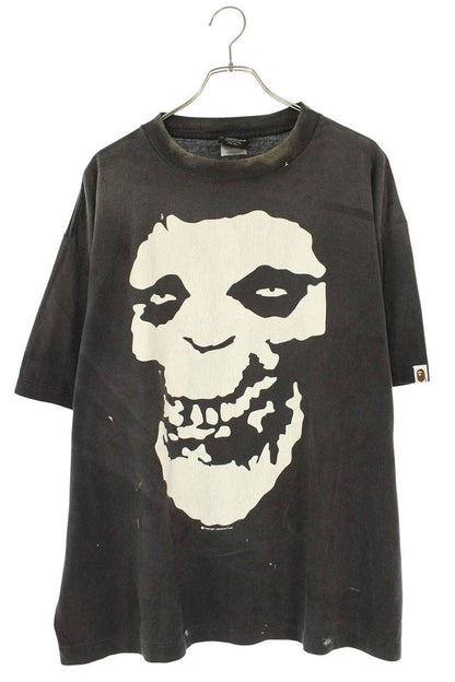 Bape x Saint Michael 26SS LOVE Print T-Shirt Black Size XL