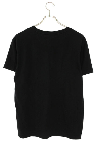 VALENTINO Logo Print Cotton T-Shirt Black Size XS