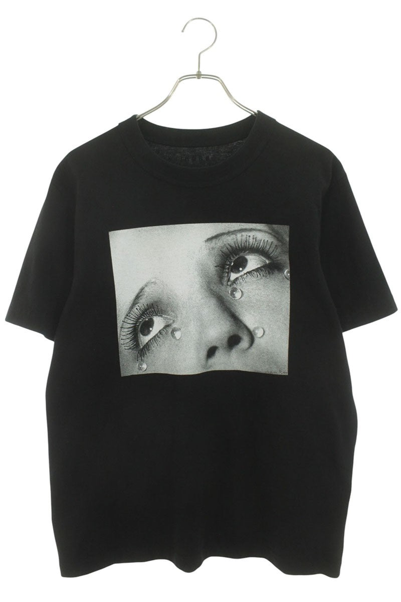 Sacai 25AW Print T-Shirt Black Cotton Size M
