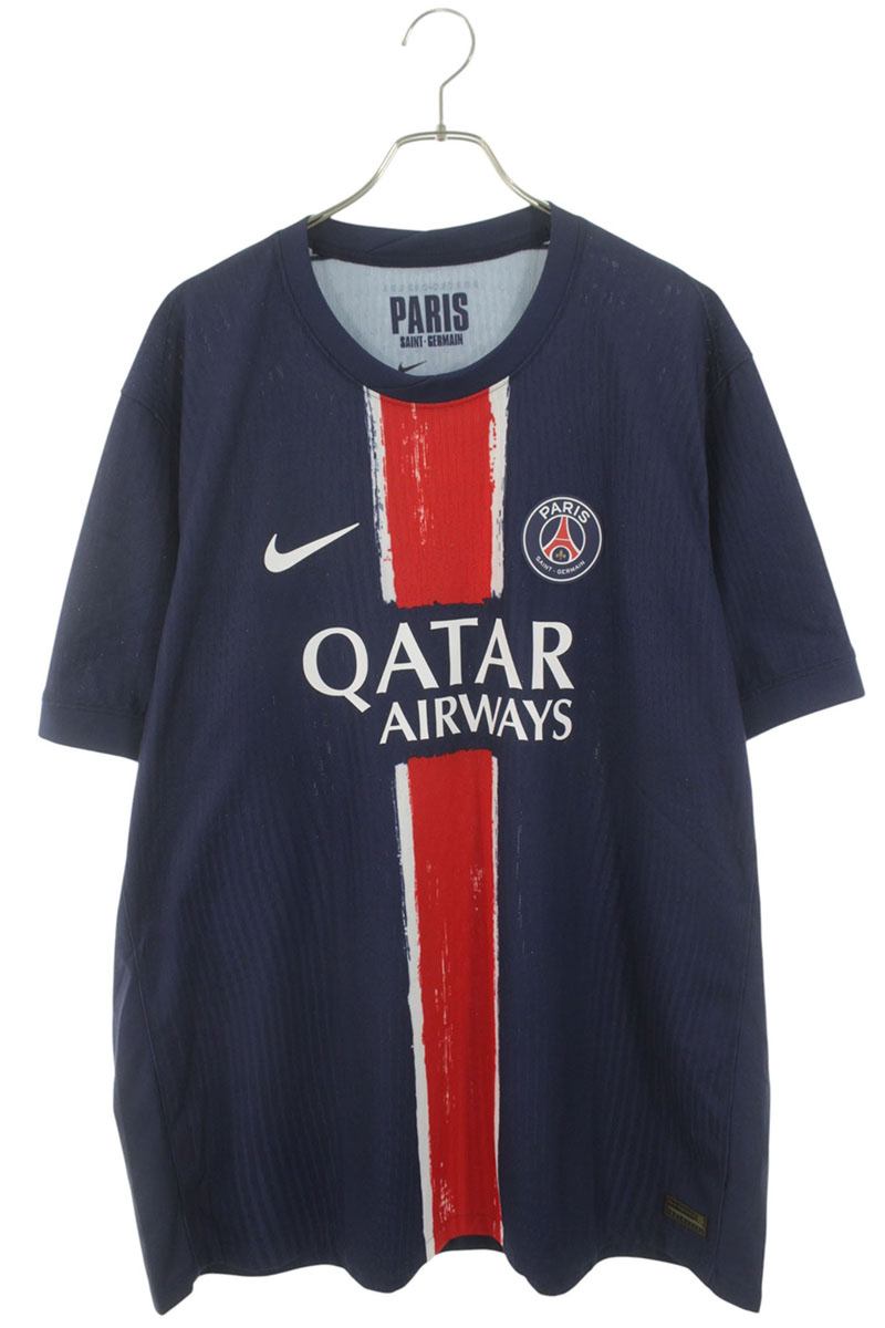 NIKE PSG Soccer Jersey T-Shirt Navy Size XXL