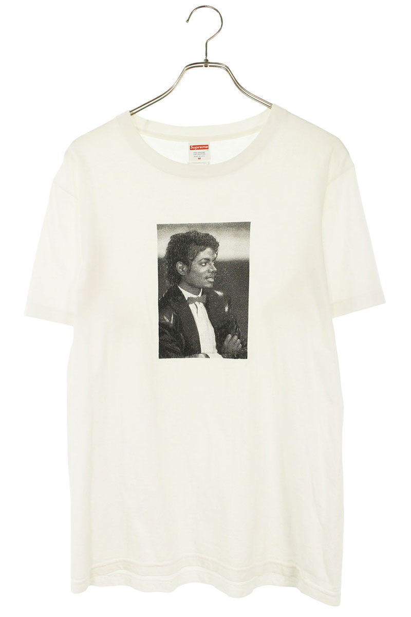 Supreme 17SS Michael Jackson Tee Print T-Shirt White Size M