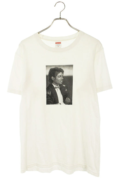 Supreme 17SS Michael Jackson Tee Print T-Shirt White Size M
