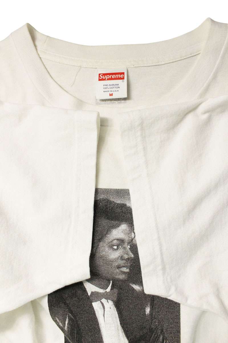 Supreme 17SS Michael Jackson Tee Print T-Shirt White Size M