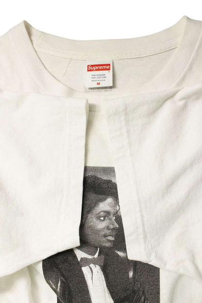 Supreme 17SS Michael Jackson Tee Print T-Shirt White Size M