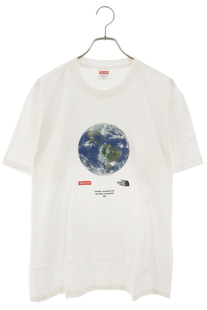 Supreme x The North Face 20SS One World Tee Print T-Shirt White Size M