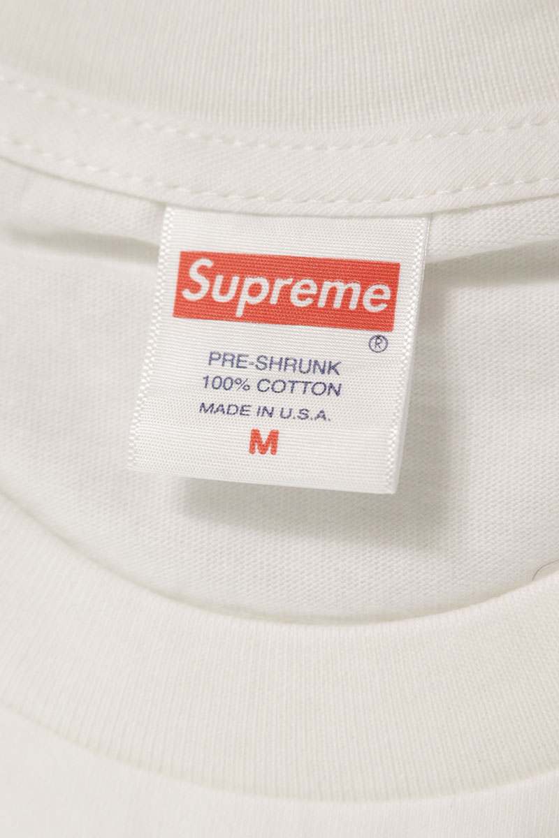 Supreme x The North Face 20SS One World Tee Print T-Shirt White Size M