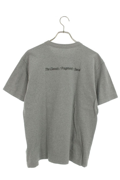 Sacai x fragment design Distressed Patch Tee Gray Size M