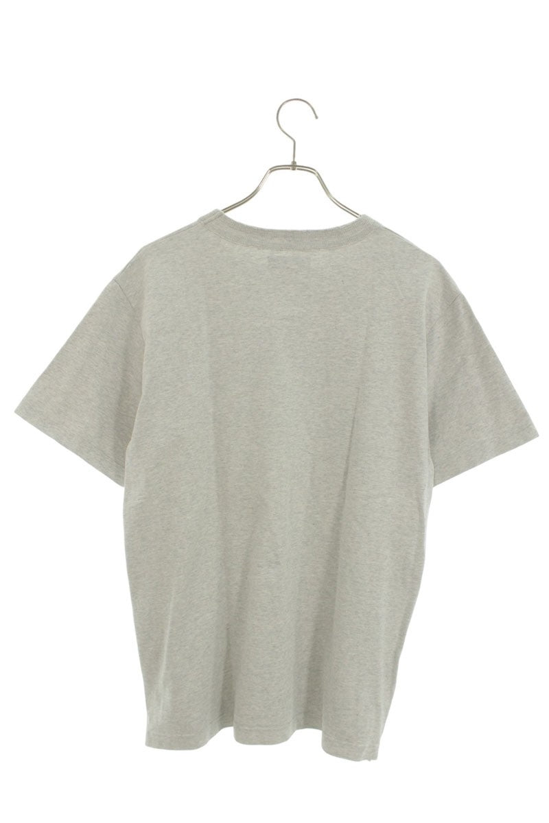 Sacai Logo Print T-Shirt Gray Cotton Size M