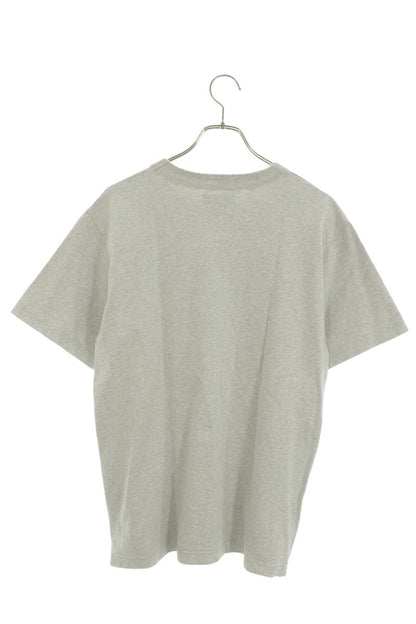 Sacai Logo Print T-Shirt Gray Cotton Size M