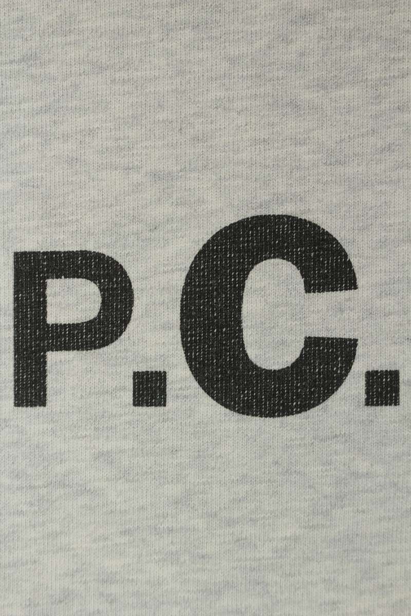 Sacai Logo Print T-Shirt Gray Cotton Size M