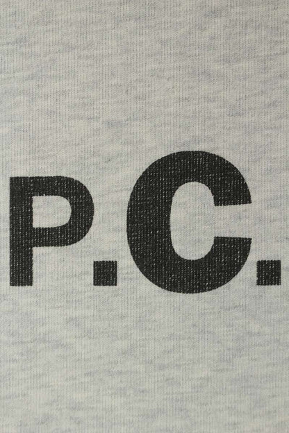 Sacai Logo Print T-Shirt Gray Cotton Size M